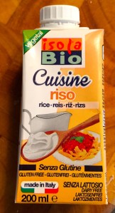 Crème végetale de riz bio