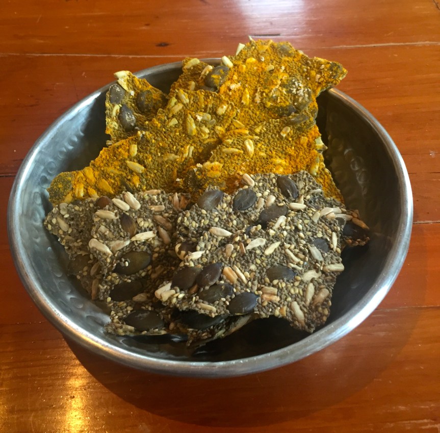 Crackers aux graines sans gluten