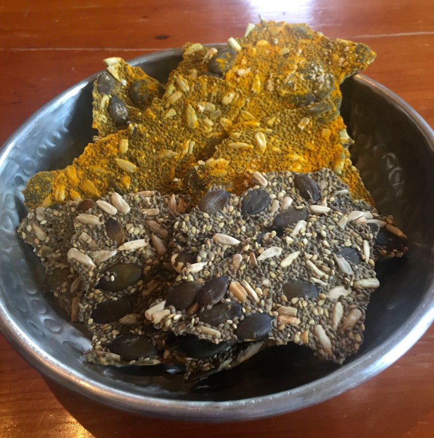 Crackers aux graines sans gluten